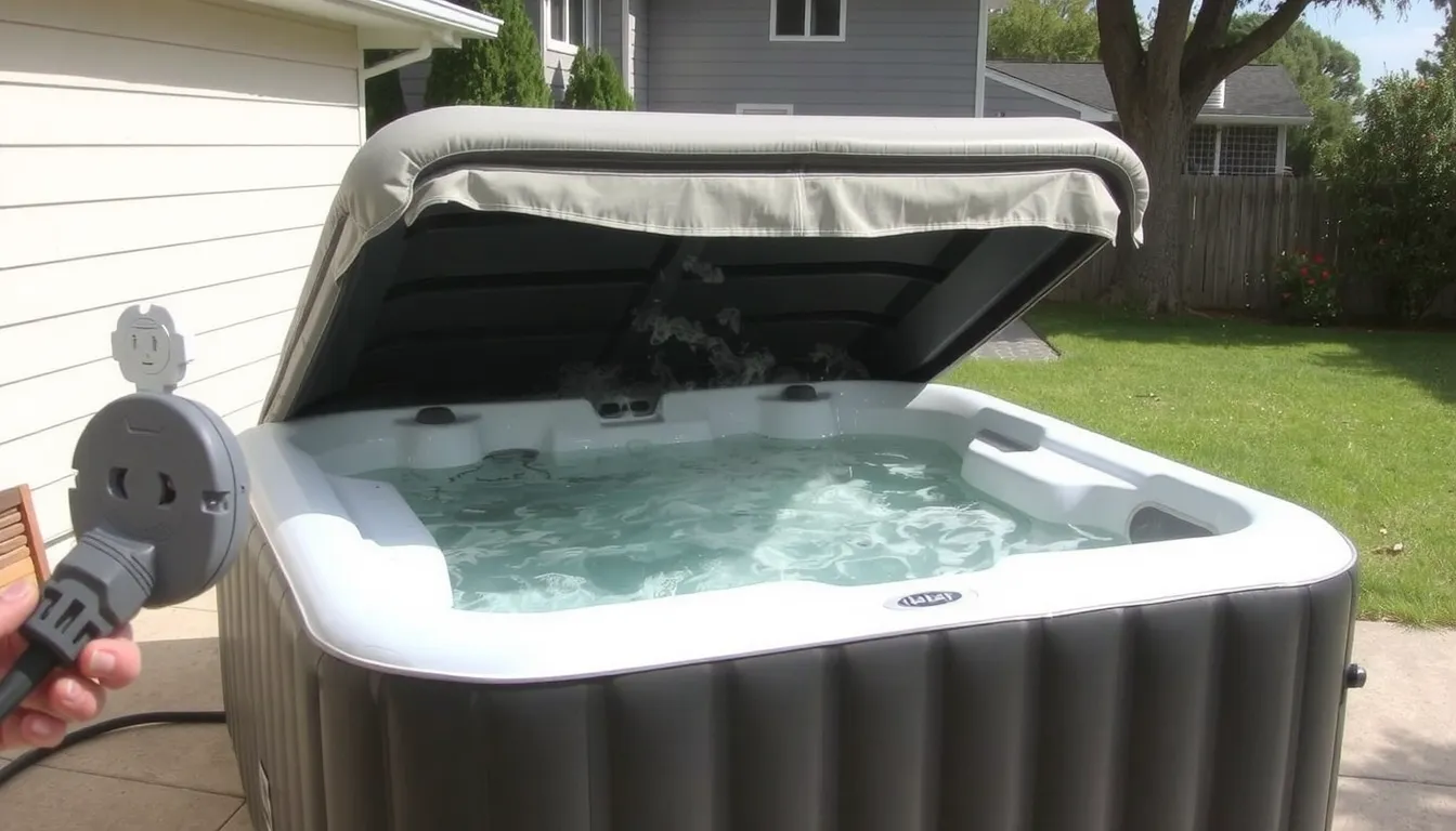 consommation électrique spa gonflable