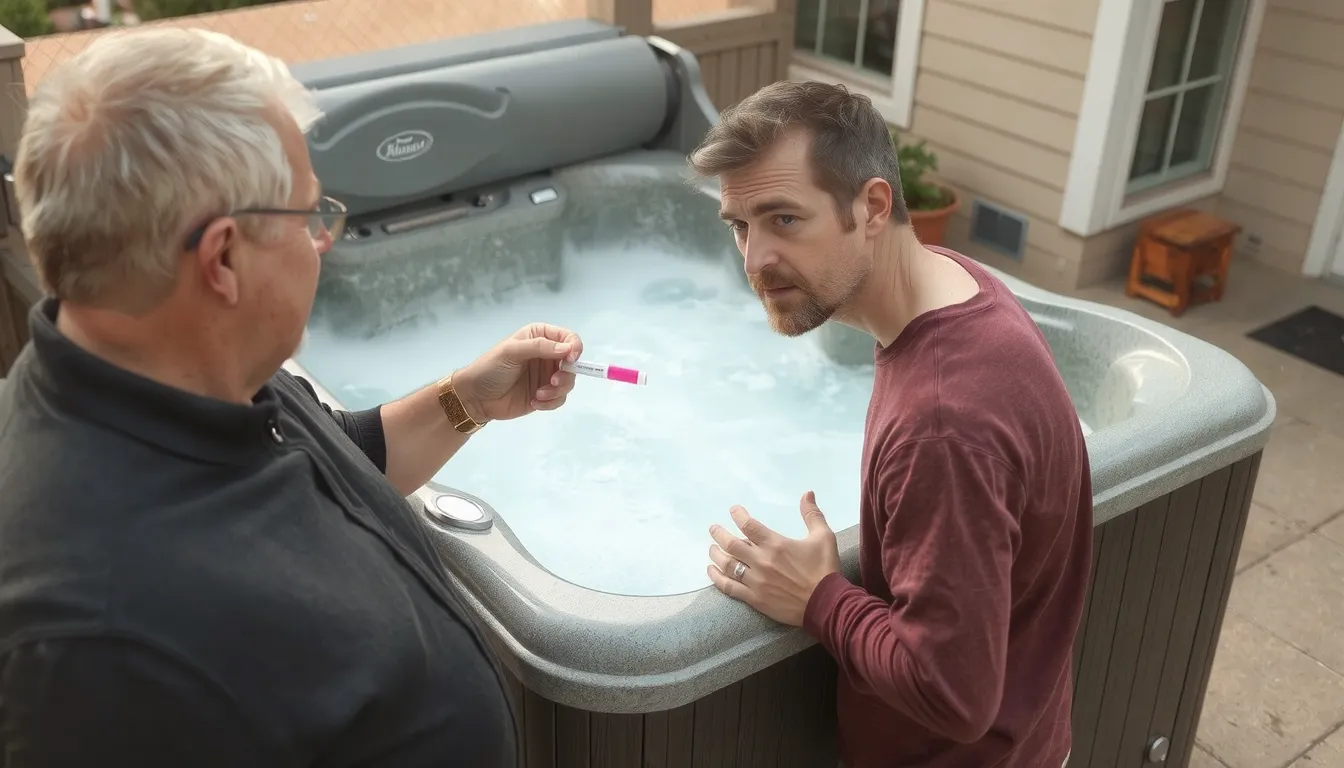 eau trouble dans spa
