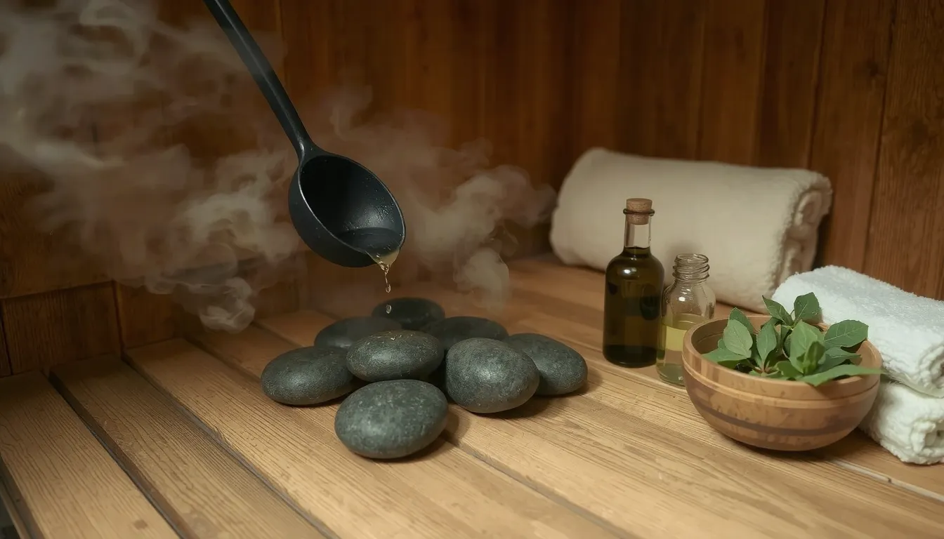 huile essentielle sauna
