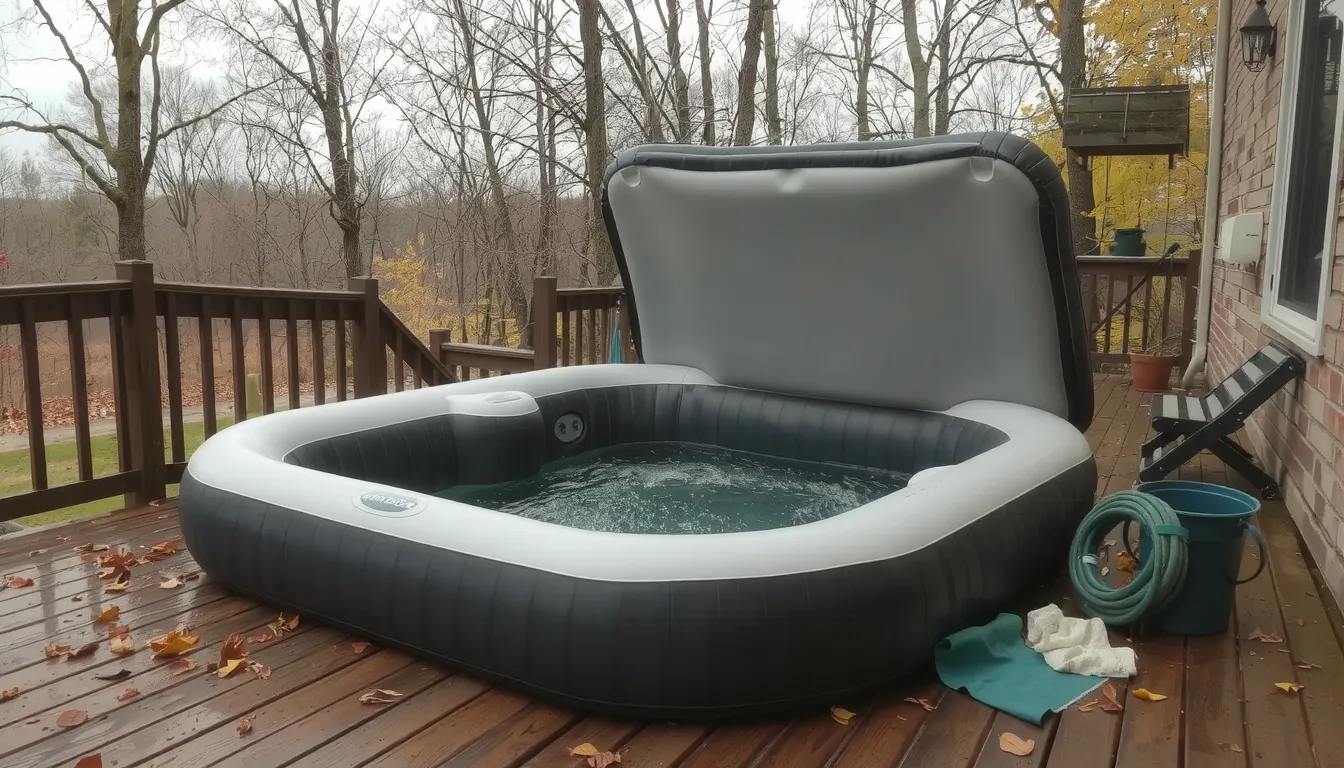 hivernage spa gonflable sans le vider